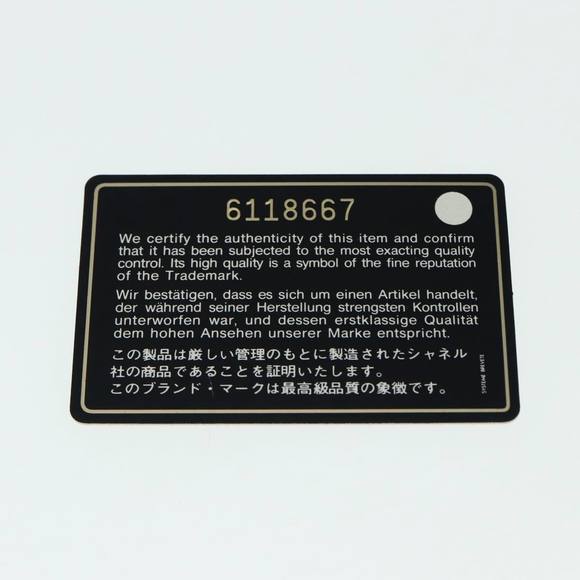 CHANEL Choco Bar Clutch Bag Lamb Skin Orange CC Auth bs16924 - Picture 12 of 16